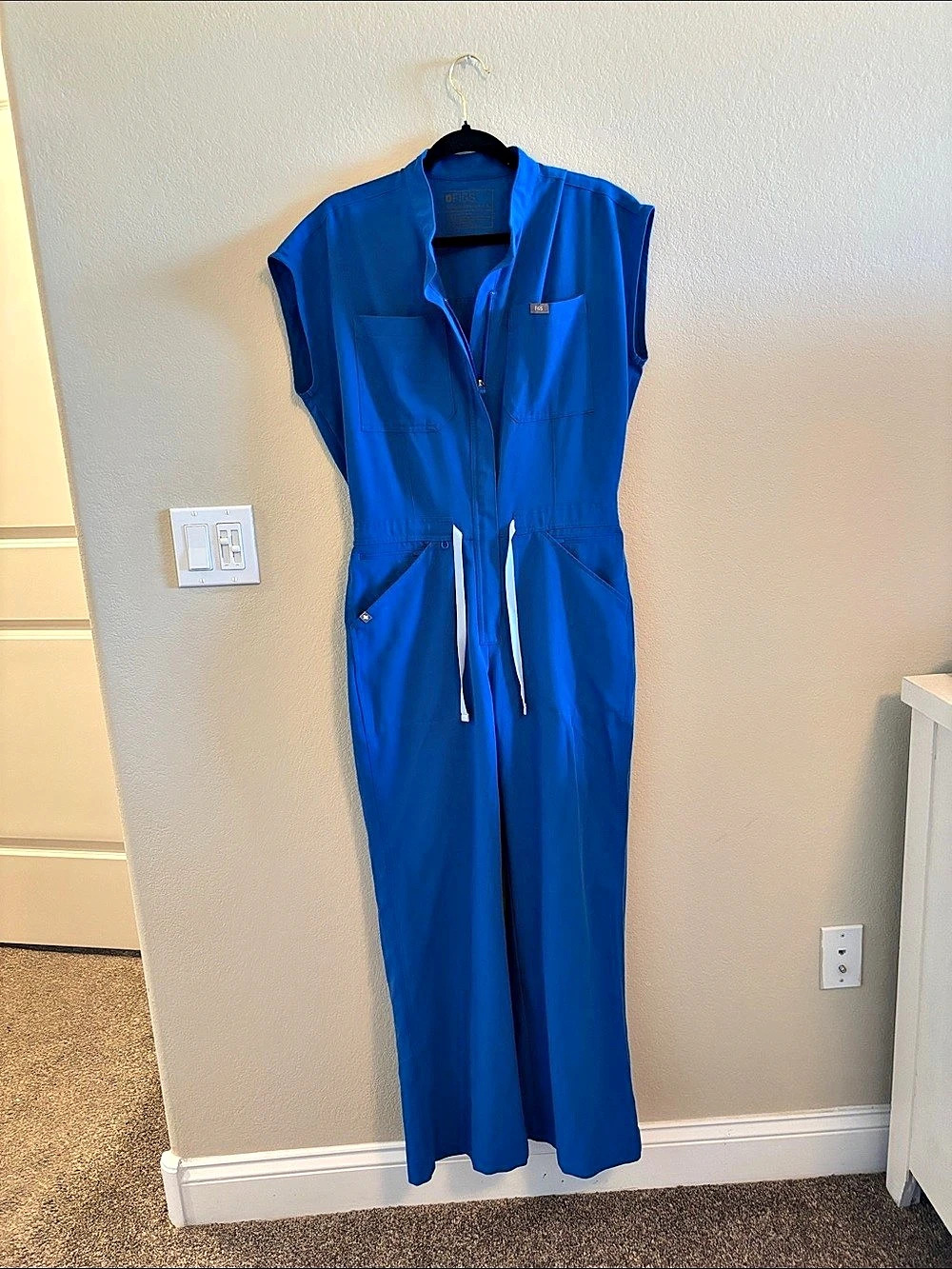 FIGS Rafaela ScrubJumpsuit Blue Jumpsuit